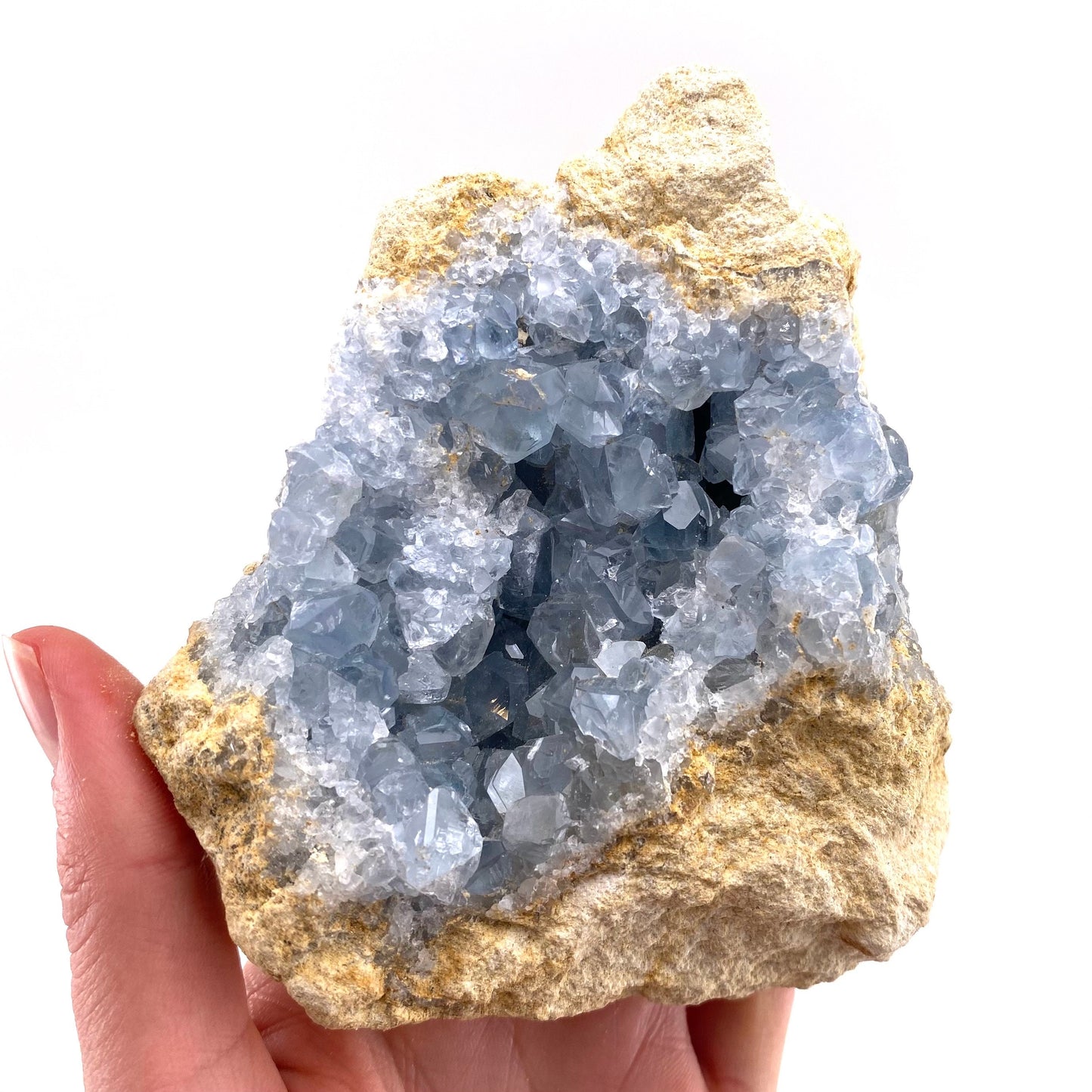 Celestite cluster, raw celestite, celestite geode, celestite crystal, natural celestite, crystal cluster