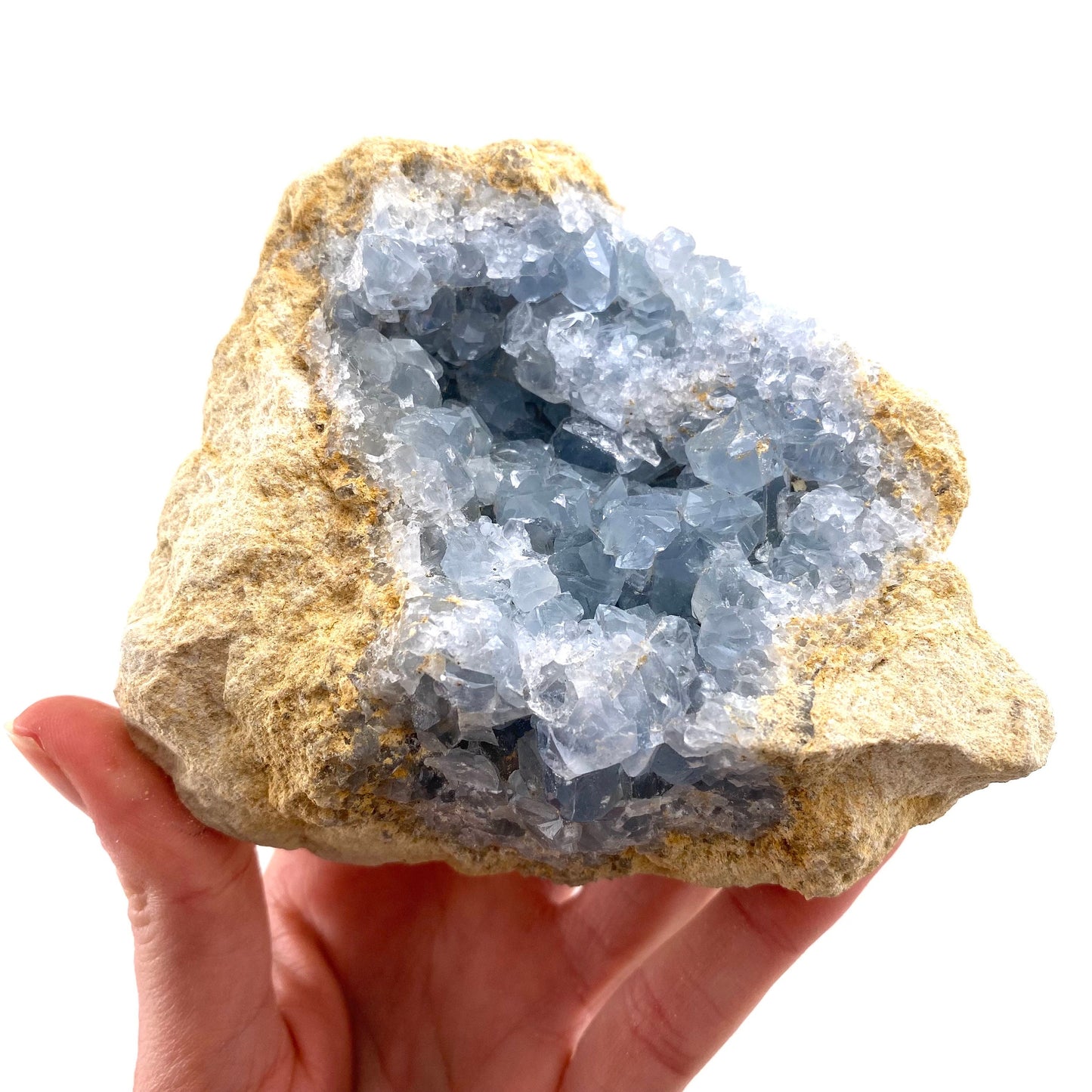 Celestite cluster, raw celestite, celestite geode, celestite crystal, natural celestite, crystal cluster