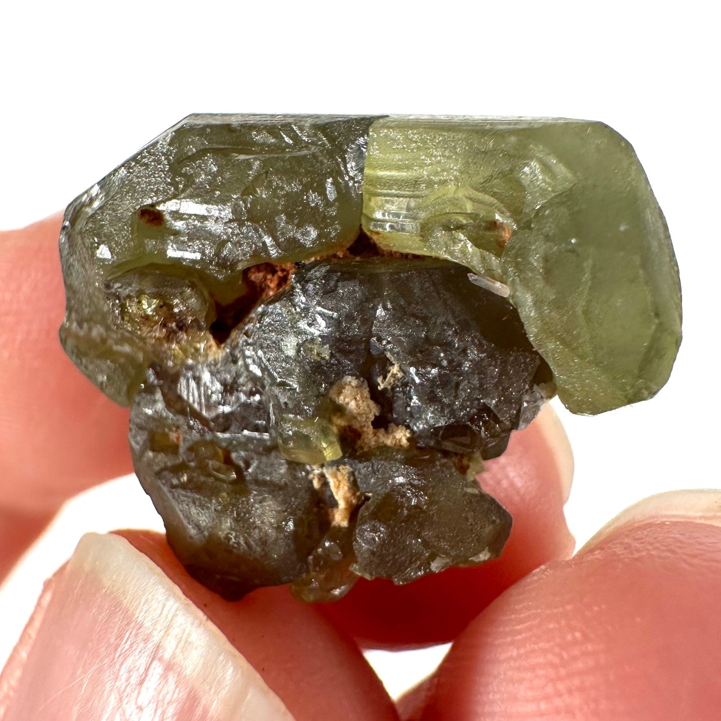 Demantoid Garnet (Namibia) | green garnet, rare minerals, demantoid garnet crystal, mineral specimen