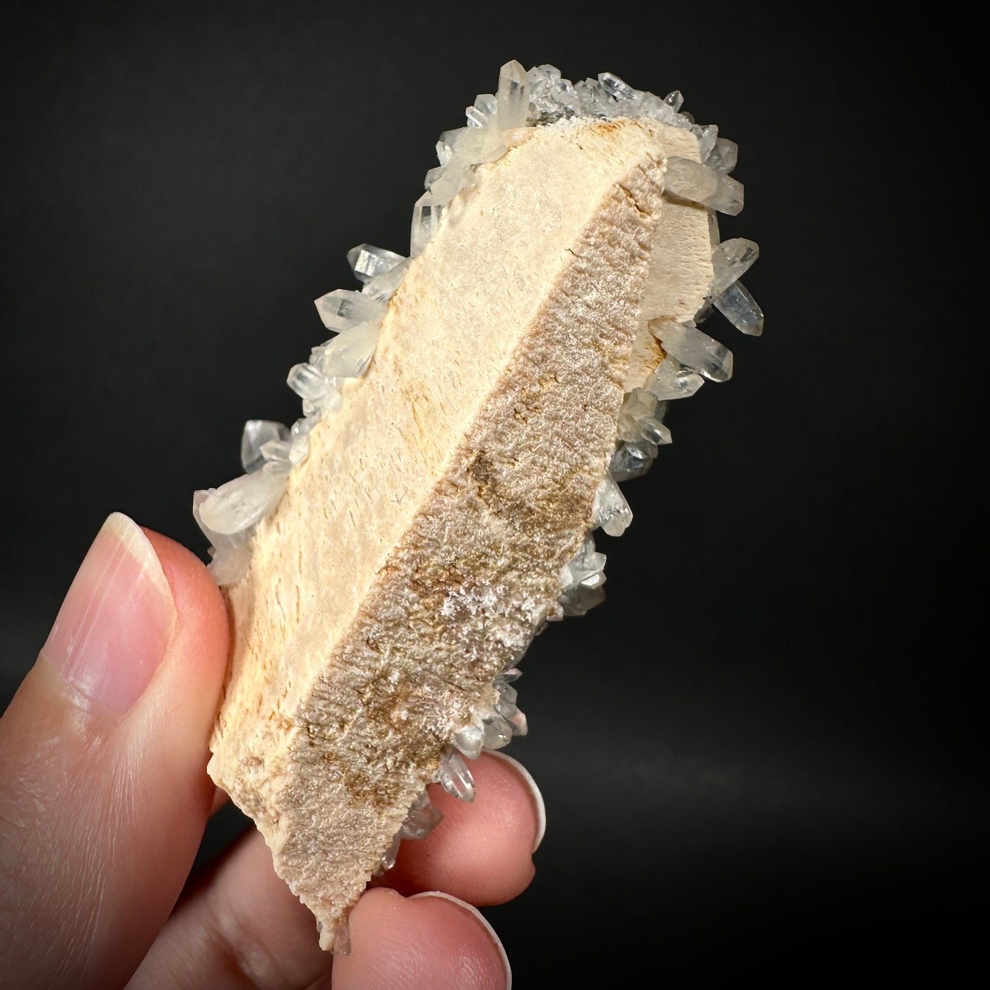 Hyalite Opal & Lattice Quartz on Feldspar (Namibia), UV reactive hyalite opal, smoky quartz crystal, rare minerals, rare crystals