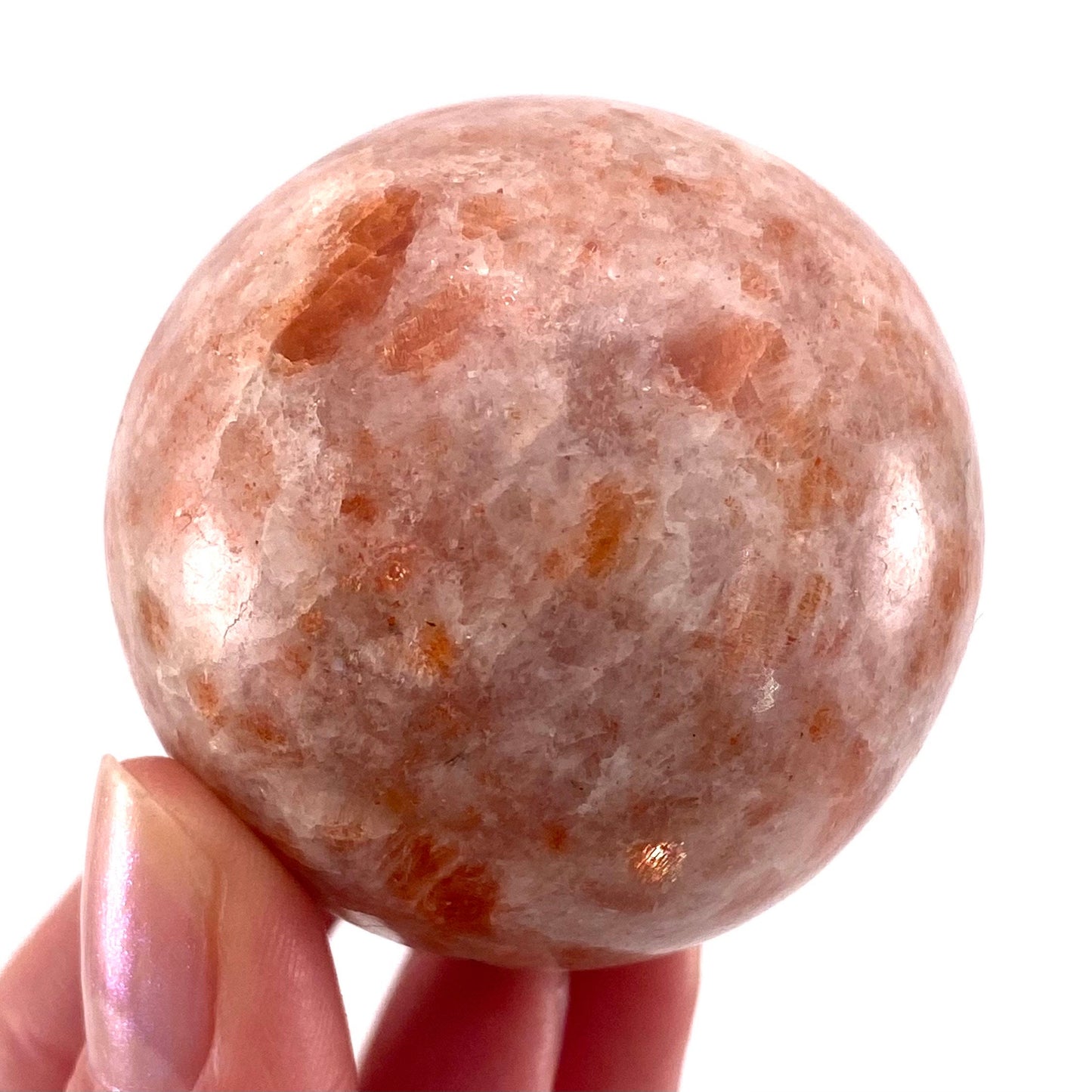 Sunstone Sphere, polished sunstone, sunstone crystal, sunstone ball, crystal ball, crystal sphere