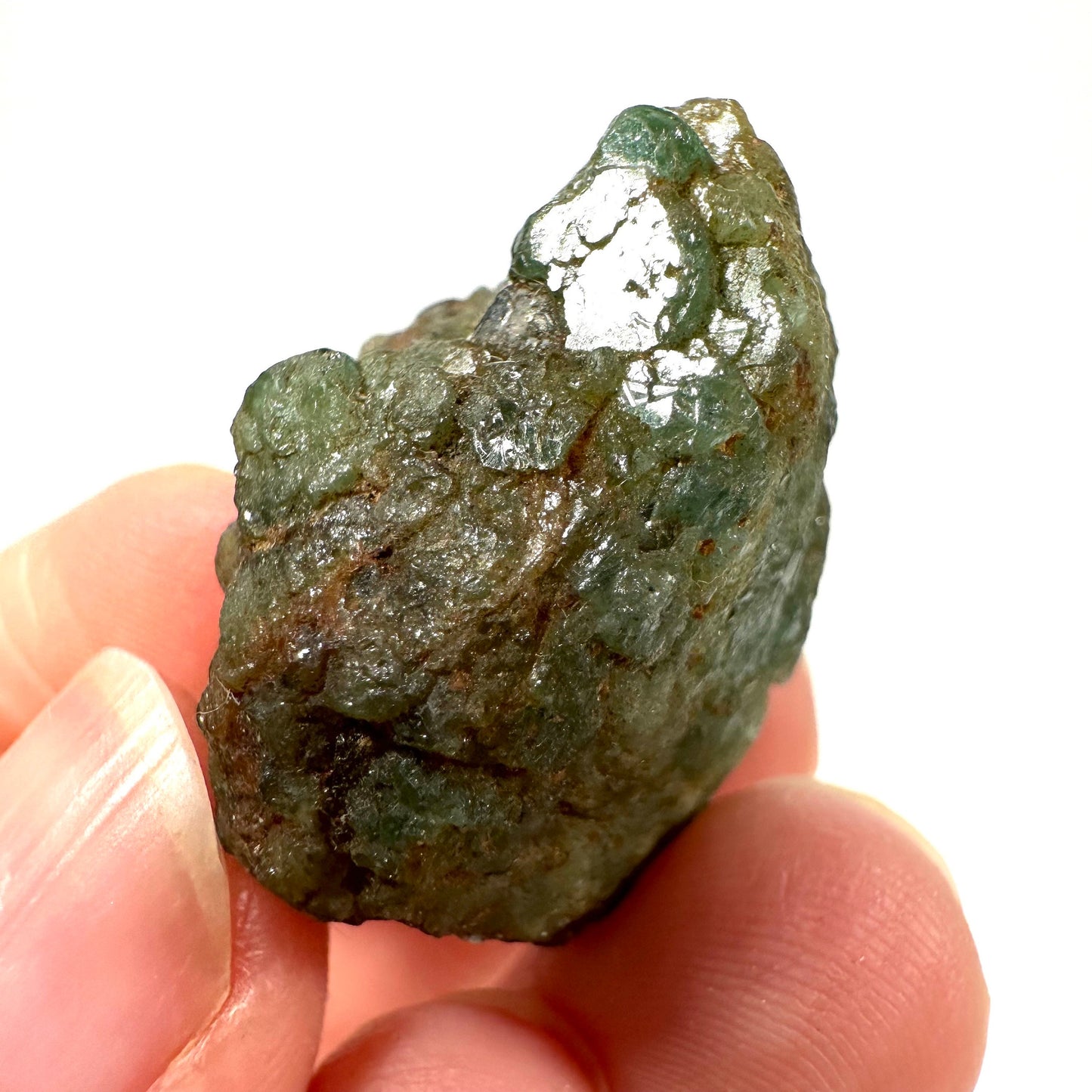 Demantoid Garnet (Madagascar) | green garnet, rare minerals, demantoid garnet crystal, mineral specimen