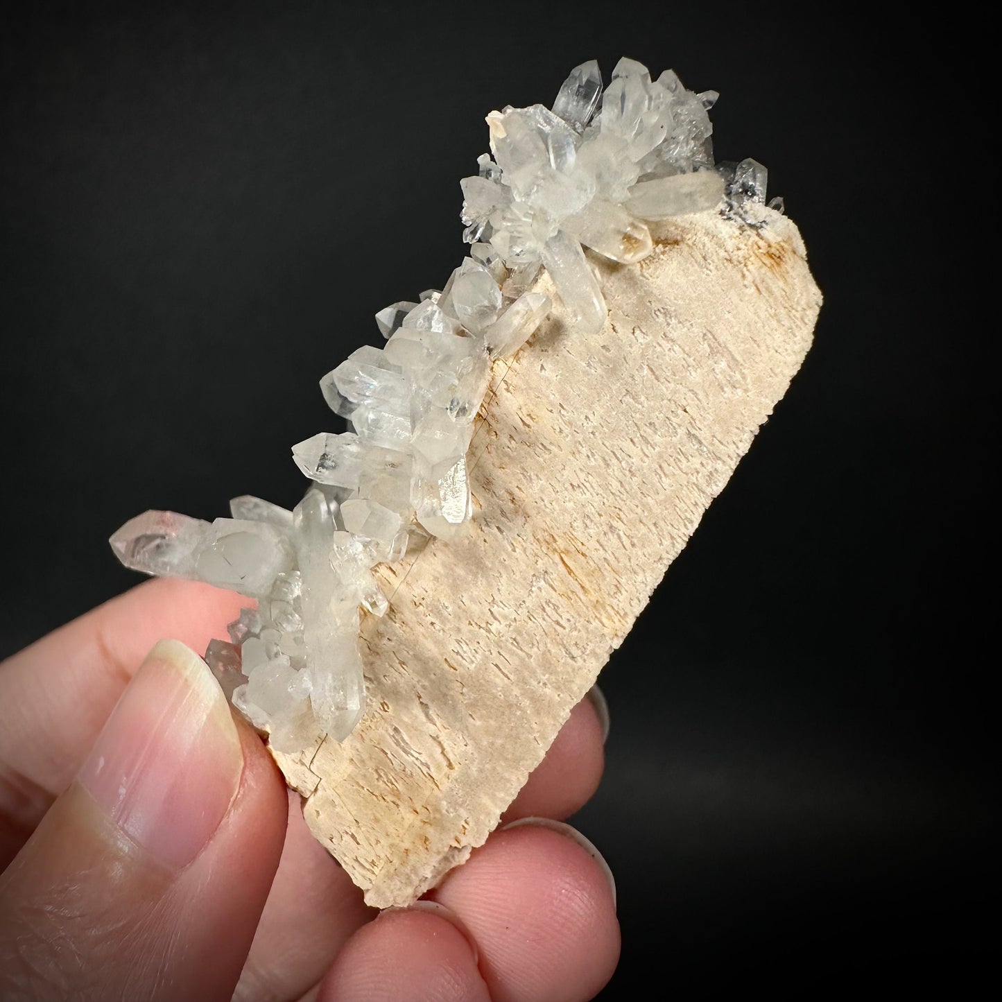 Hyalite Opal & Lattice Quartz on Feldspar (Namibia), UV reactive hyalite opal, smoky quartz crystal, rare minerals, rare crystals