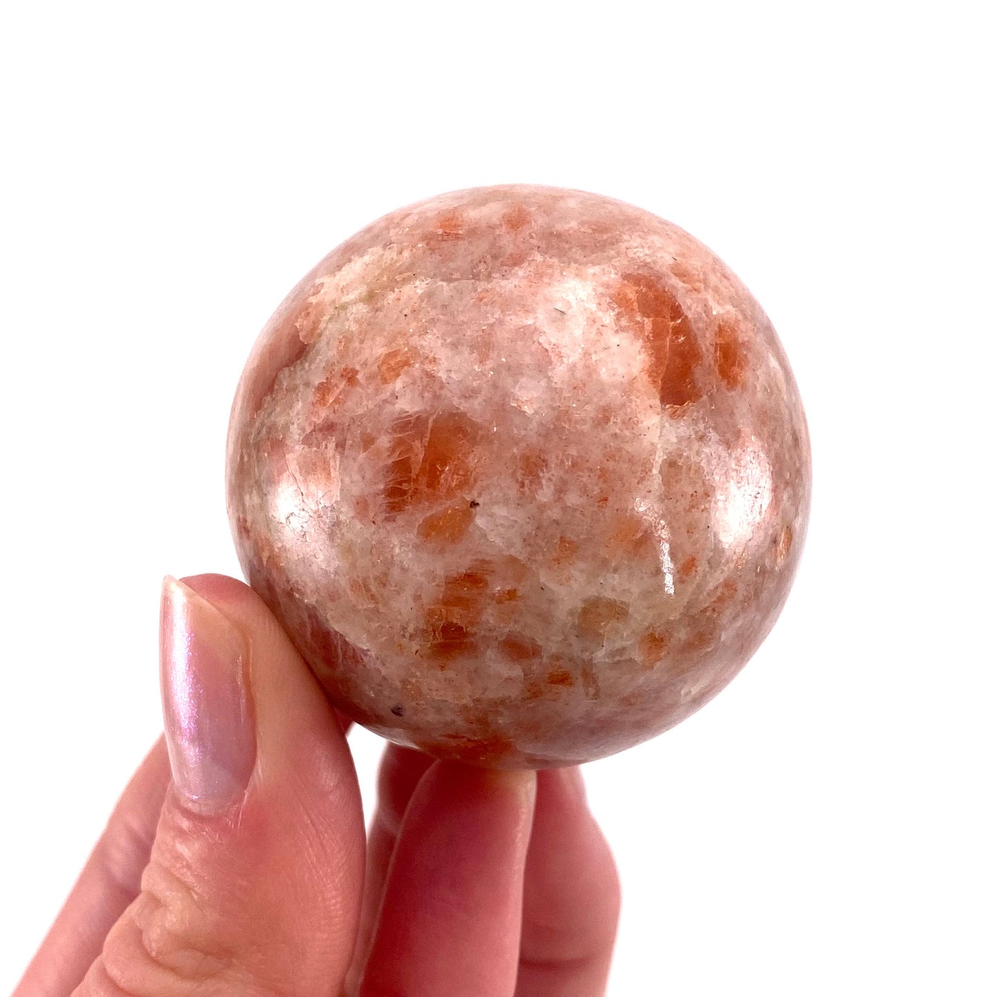 Sunstone Sphere, polished sunstone, sunstone crystal, sunstone ball, crystal ball, crystal sphere