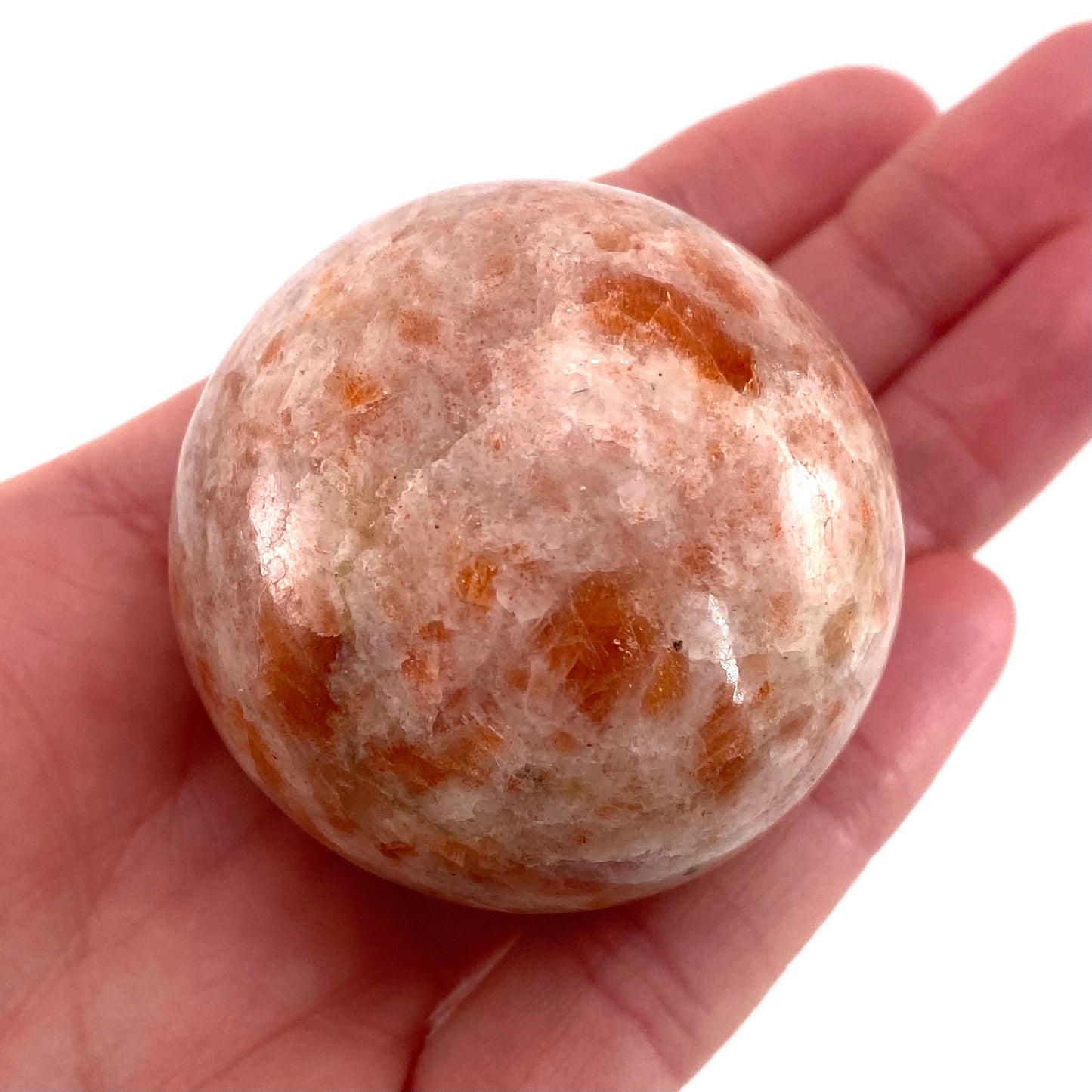 Sunstone Sphere, polished sunstone, sunstone crystal, sunstone ball, crystal ball, crystal sphere
