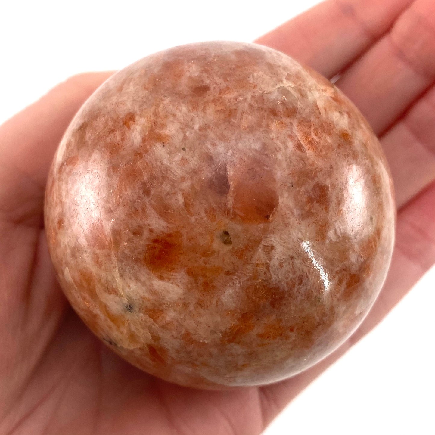 Sunstone Sphere, polished sunstone, sunstone crystal, sunstone ball, crystal ball, crystal sphere