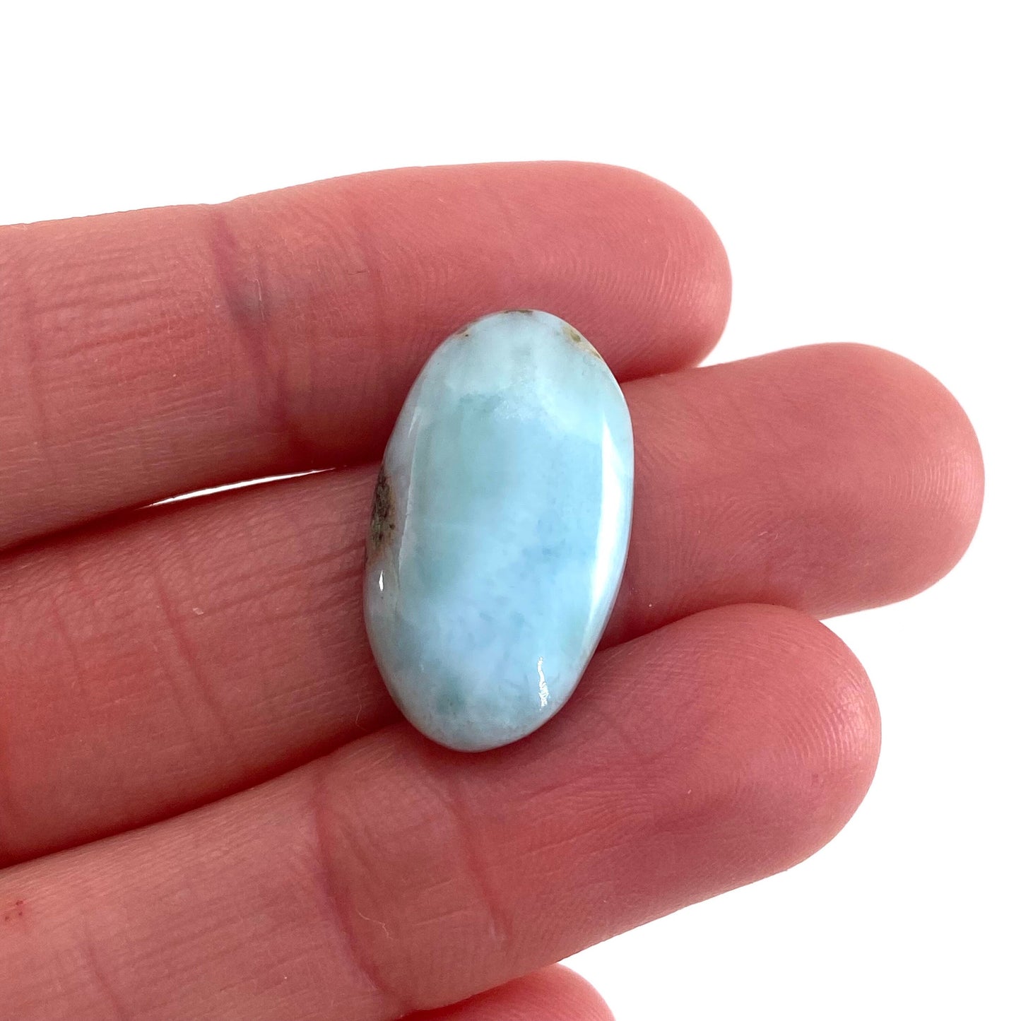 Larimar Cabochon, blue larimar cabochon, gemstone cabochon, larimar crystal, larimar cab, polished larimar
