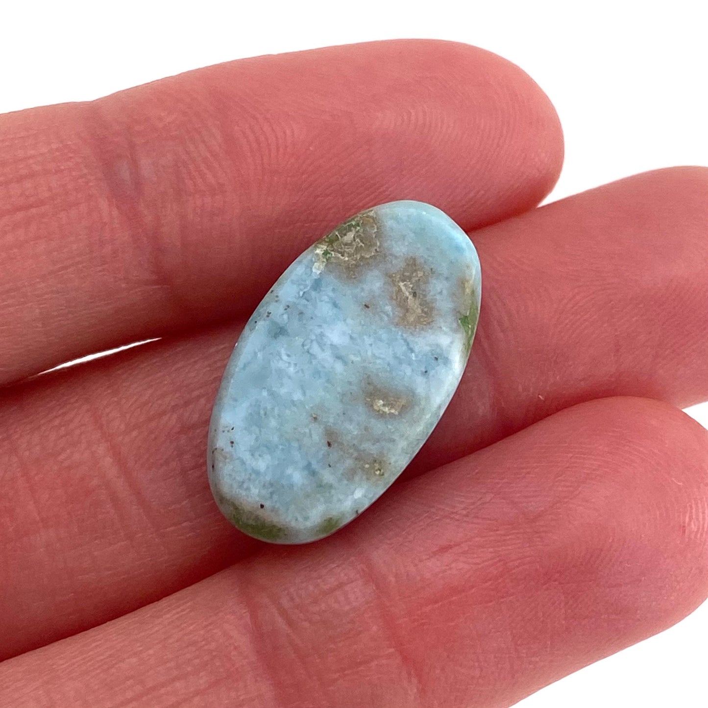 Larimar Cabochon, blue larimar cabochon, gemstone cabochon, larimar crystal, larimar cab, polished larimar