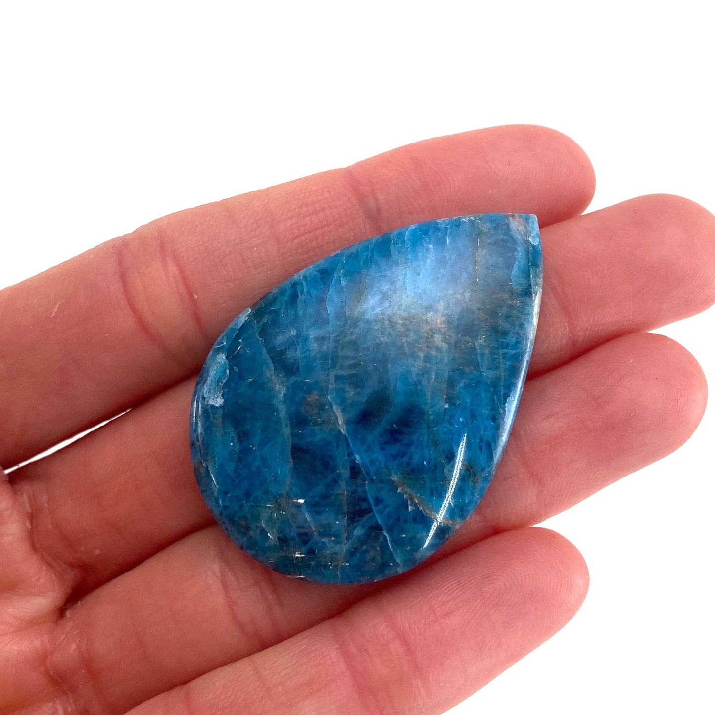 Blue Apatite Cabochon, gemstone cabochon, crystal cabochon, blue apatite crystal, blue apatite cab