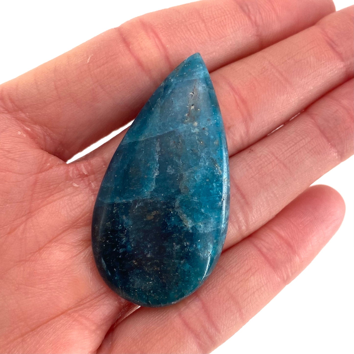 Blue Apatite Cabochon, gemstone cabochon, crystal cabochon, blue apatite crystal, blue apatite cab