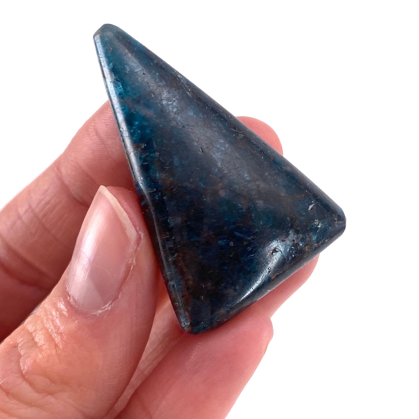 Blue Apatite Cabochon, gemstone cabochon, crystal cabochon, blue apatite crystal, blue apatite cab