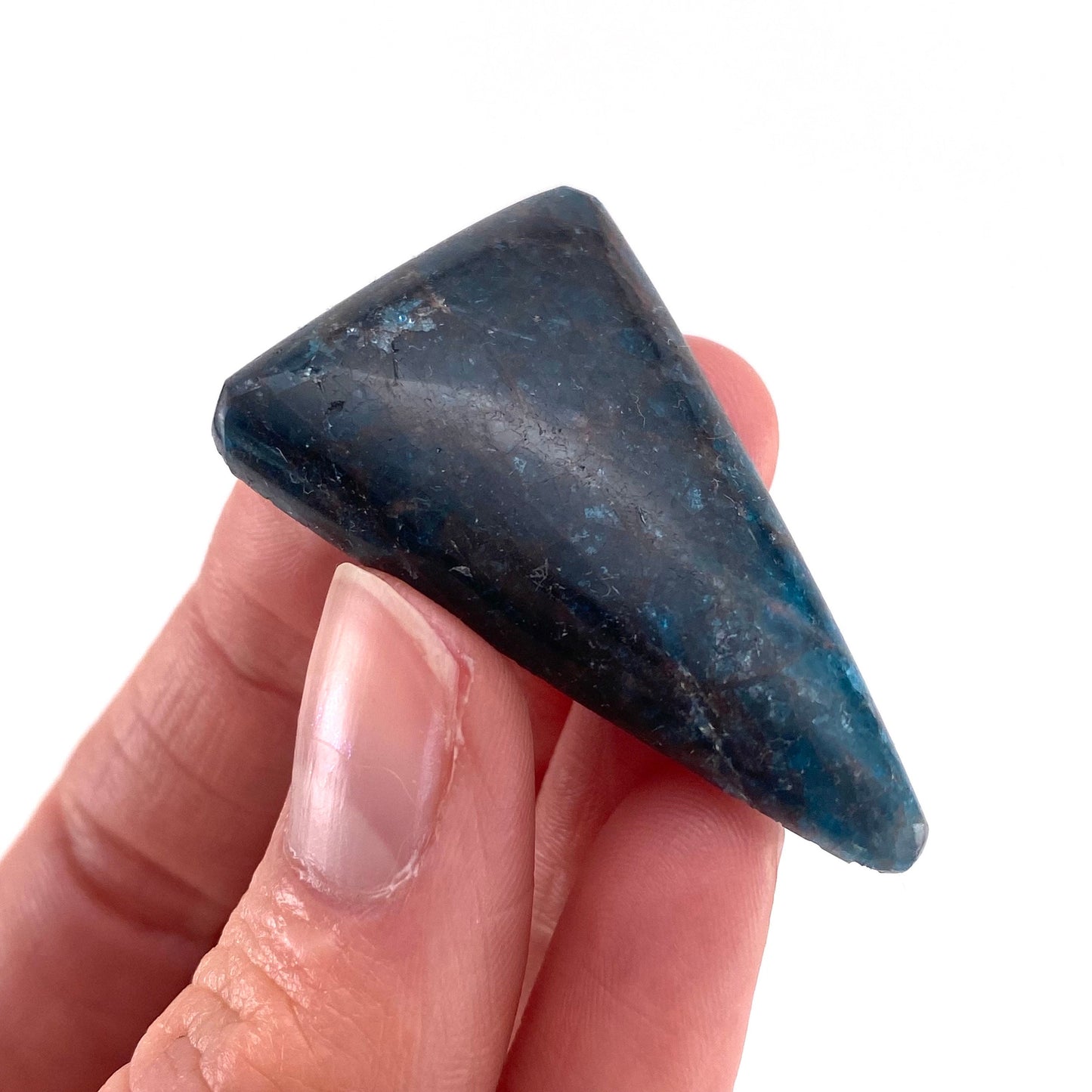 Blue Apatite Cabochon, gemstone cabochon, crystal cabochon, blue apatite crystal, blue apatite cab