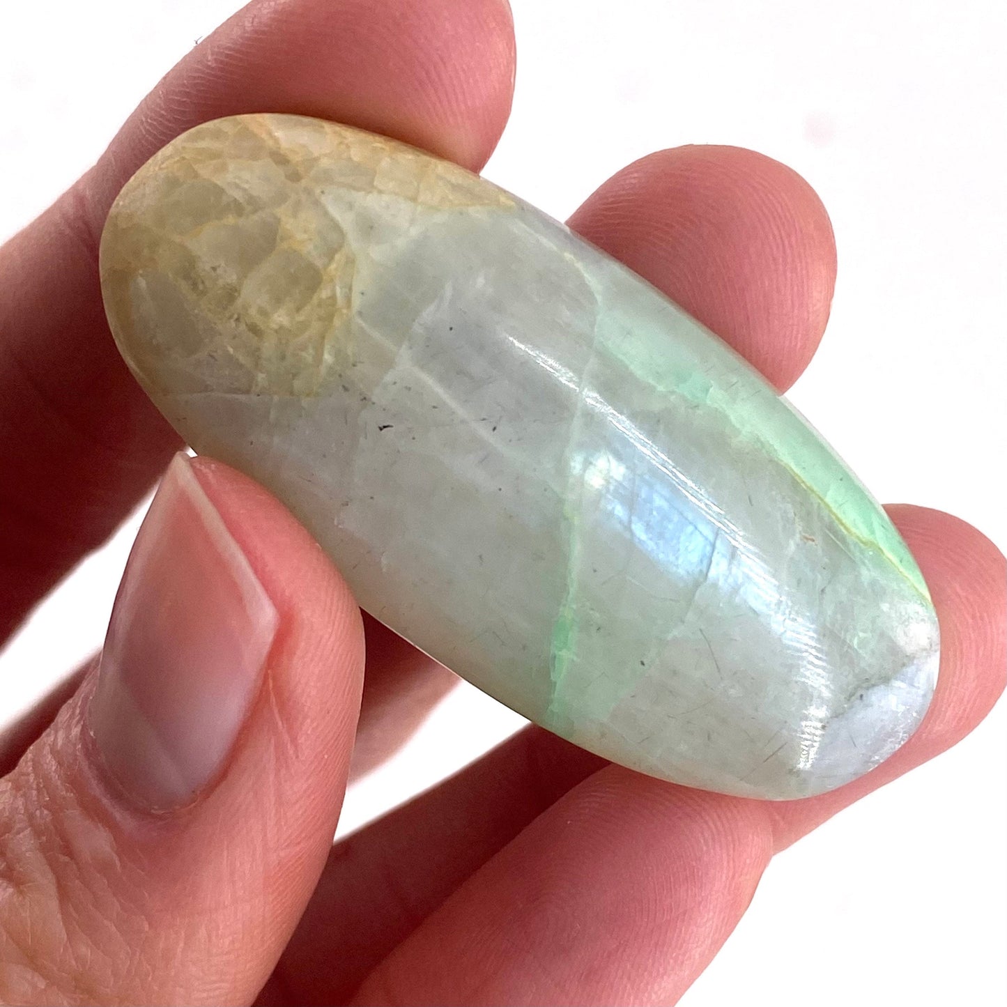 Garnierite Cabochon, green garnierite cabochon, gemstone cabochon, Madagascar moonstone cabochon