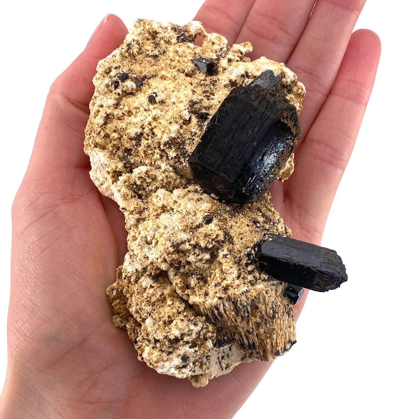 Black tourmaline cluster (Namibia), high grade black tourmaline, tourmaline crystal, black schorl