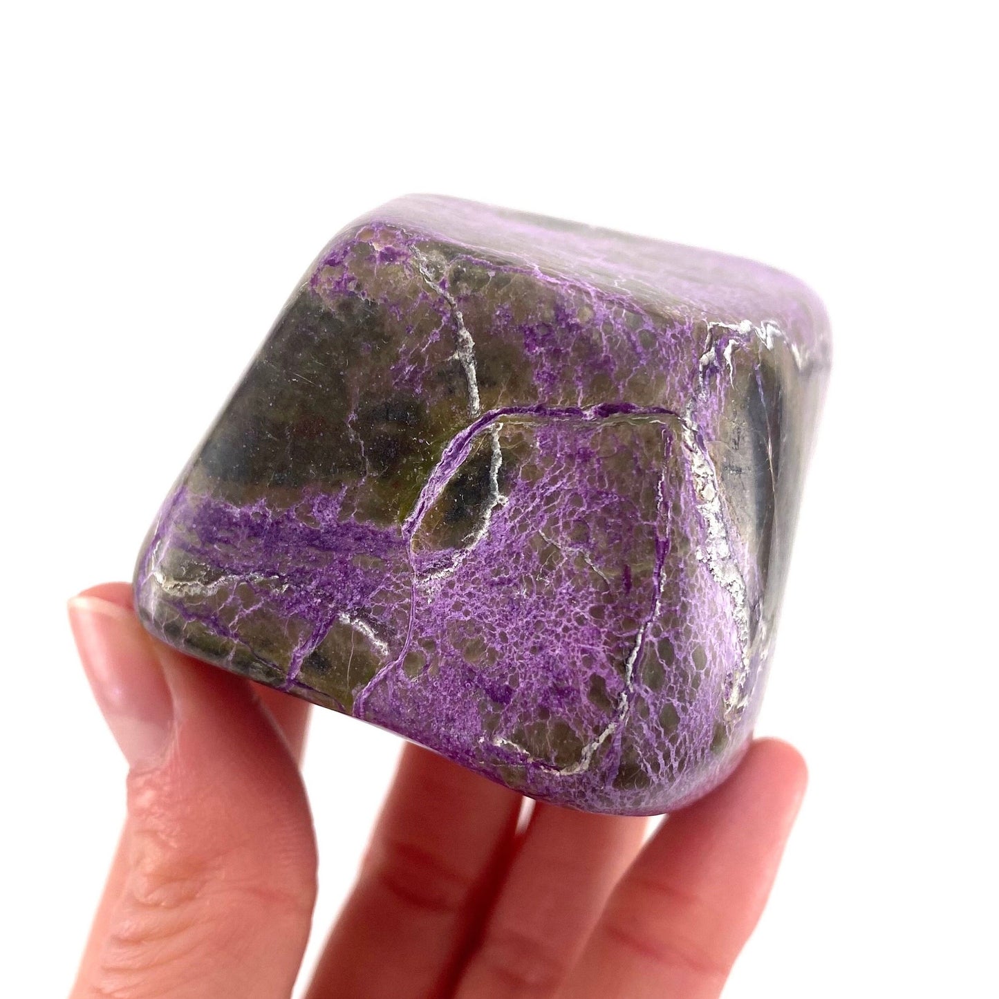 Polished Stichtite Freeform, purple stichtite, polished Stichtite, mineral specimen