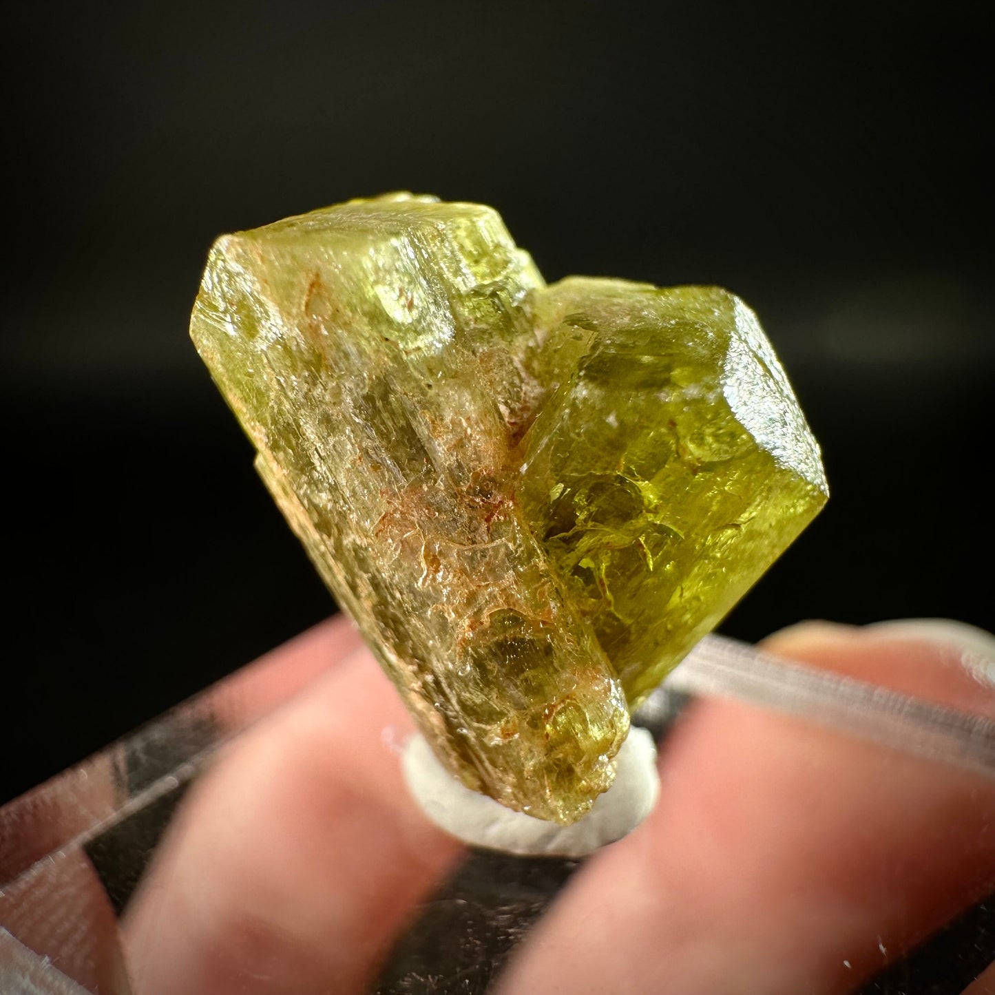 Chrysoberyl (Madagascar) | Yellow Chrysoberyl Specimen, raw chrysoberyl, rare minerals, mineral specimen, rare crystals