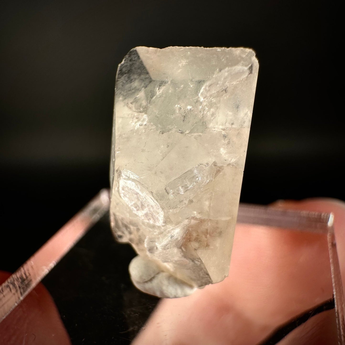 Champagne Topaz on Albite Matrix (Pakistan) | topaz crystal, rare crystals, mineral specimen, rare minerals, natural topaz, golden topaz
