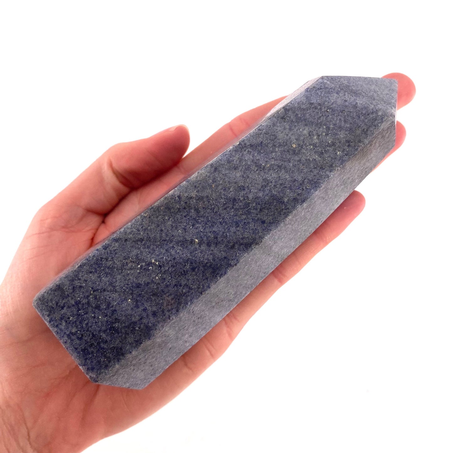 Lazulite Point, crystal point, Lazulite wand, lazurite tower, crystal wand, lazulite