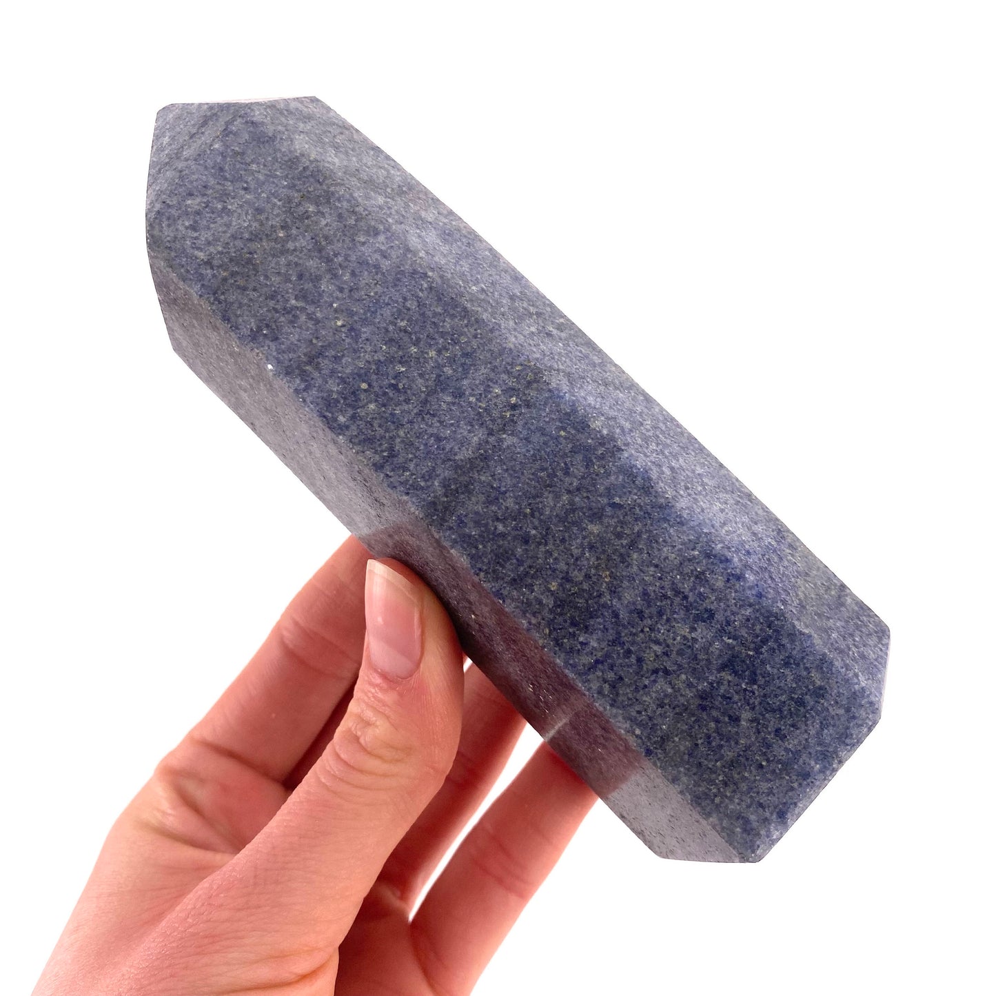Lazulite Point, crystal point, Lazulite wand, lazurite tower, crystal wand, lazulite