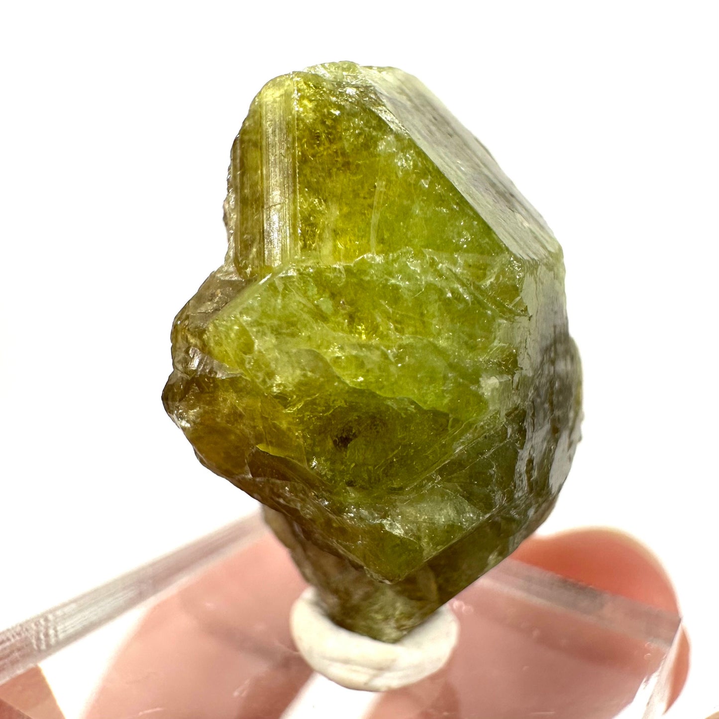 Andradite-Grossular Garnet (Mali) | green garnet, raw garnet crystal, grossular garnet crystal, raw green garnet, mineral specimen, crystals