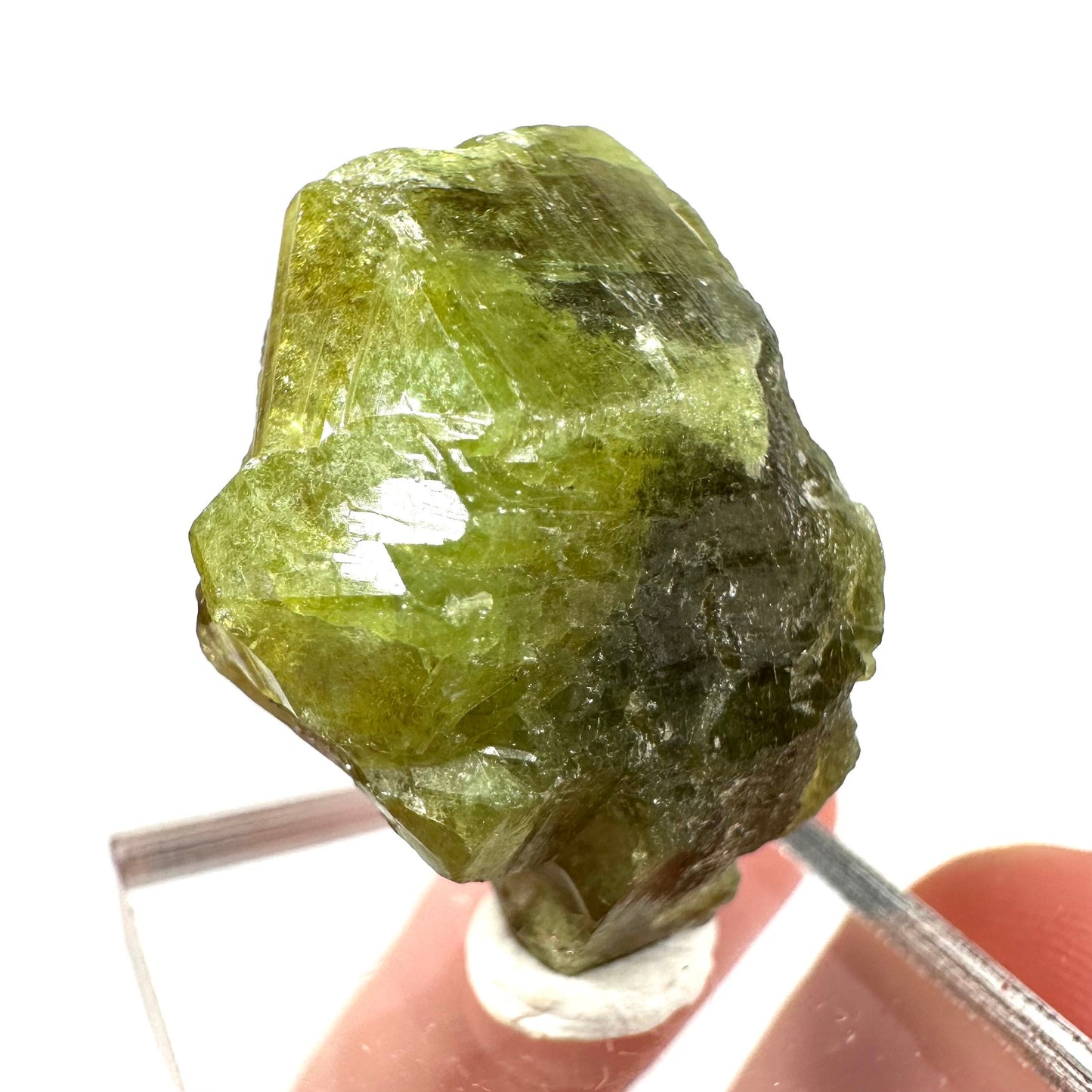 Andradite-Grossular Garnet (Mali) | green garnet, raw garnet crystal, grossular garnet crystal, raw green garnet, mineral specimen, crystals