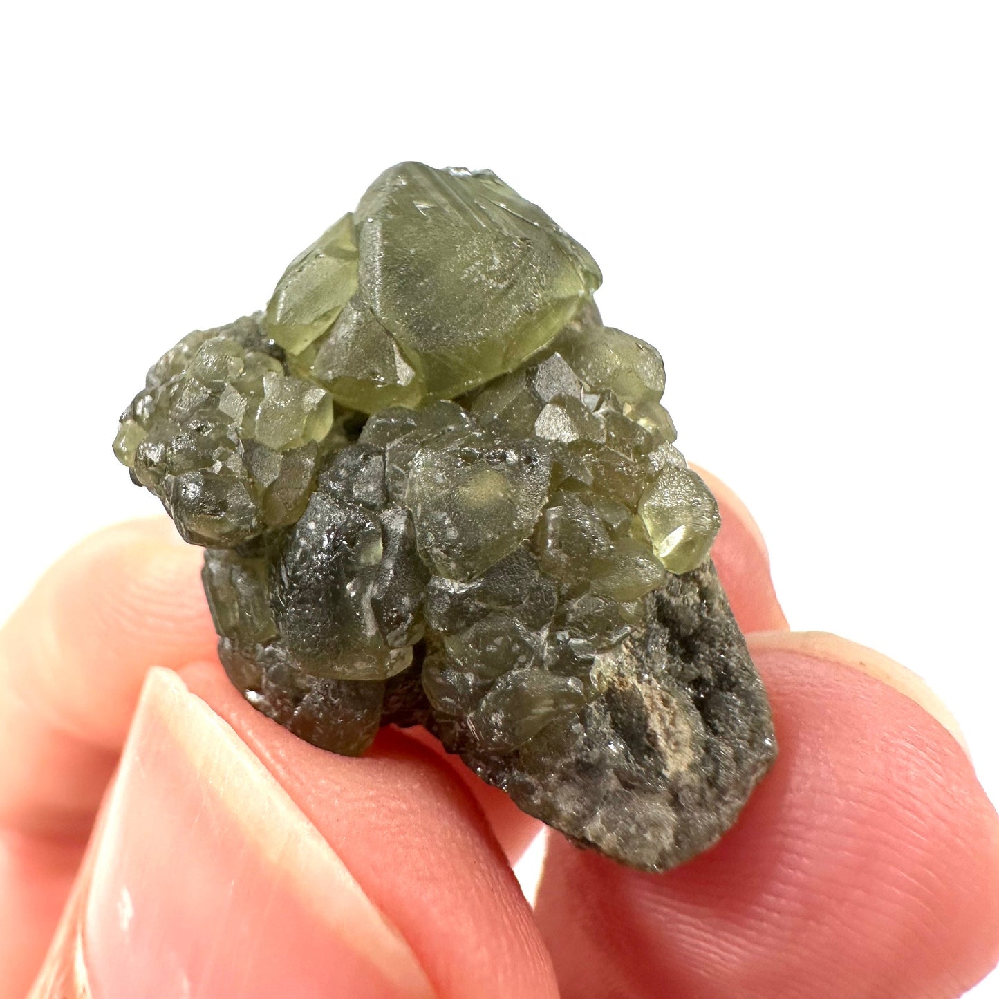 Demantoid Garnet (Madagascar) | green garnet, rare minerals, demantoid garnet crystal, mineral specimen