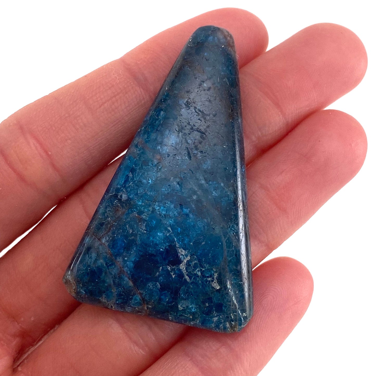 Blue Apatite Cabochon, gemstone cabochon, crystal cabochon, blue apatite crystal, blue apatite cab