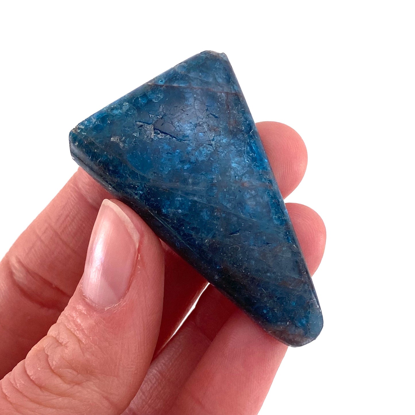 Blue Apatite Cabochon, gemstone cabochon, crystal cabochon, blue apatite crystal, blue apatite cab