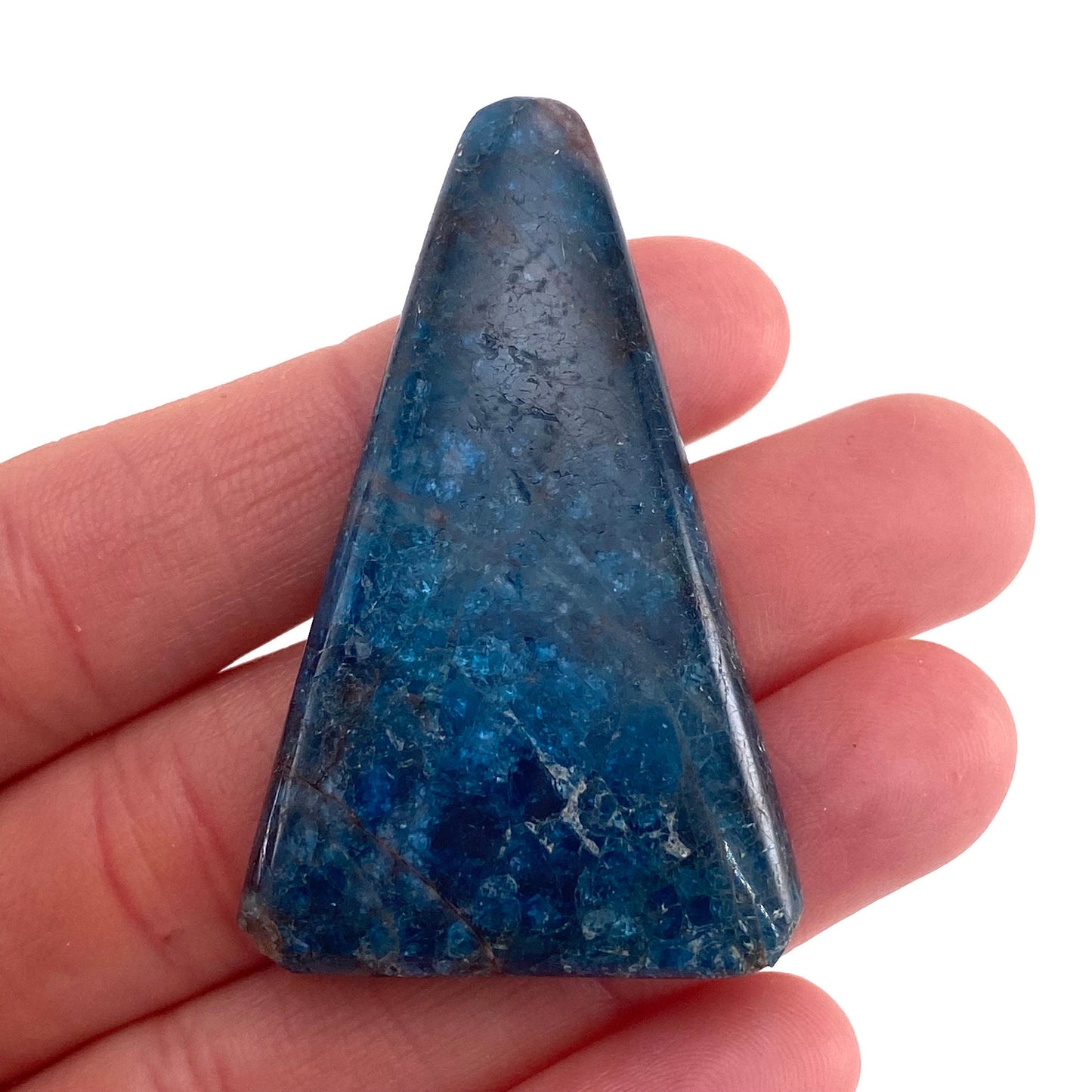 Blue Apatite Cabochon, gemstone cabochon, crystal cabochon, blue apatite crystal, blue apatite cab