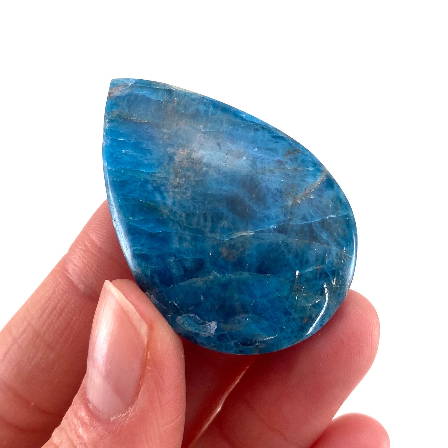 Blue Apatite Cabochon, gemstone cabochon, crystal cabochon, blue apatite crystal, blue apatite cab