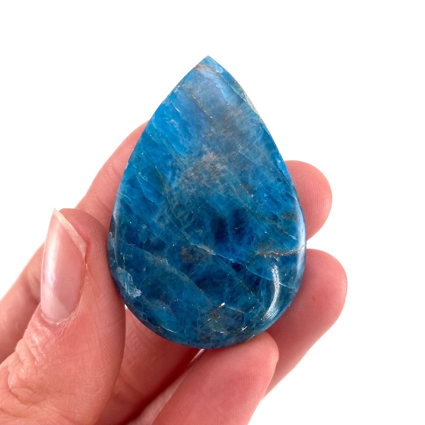Blue Apatite Cabochon, gemstone cabochon, crystal cabochon, blue apatite crystal, blue apatite cab