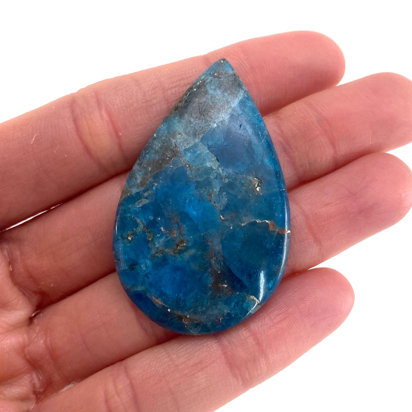Blue Apatite Cabochon, gemstone cabochon, crystal cabochon, blue apatite crystal, blue apatite cab