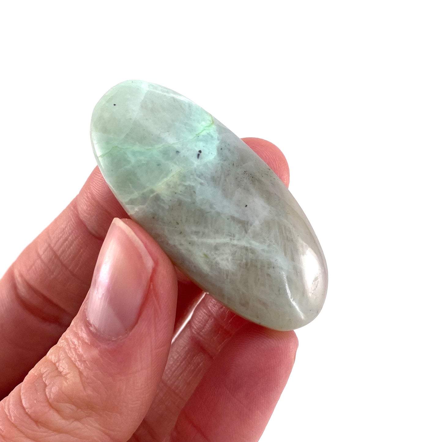 Garnierite Cabochon, green garnierite cabochon, gemstone cabochon, Madagascar moonstone cabochon