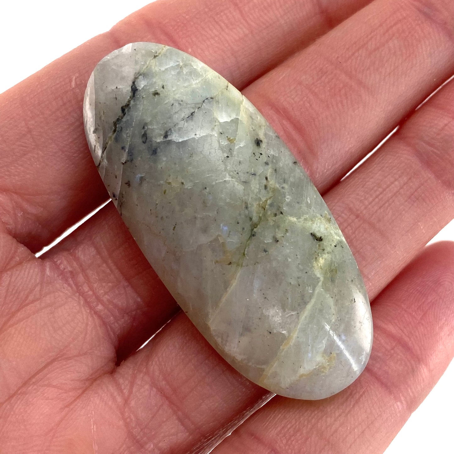 Garnierite Cabochon, green garnierite cabochon, gemstone cabochon, Madagascar moonstone cabochon