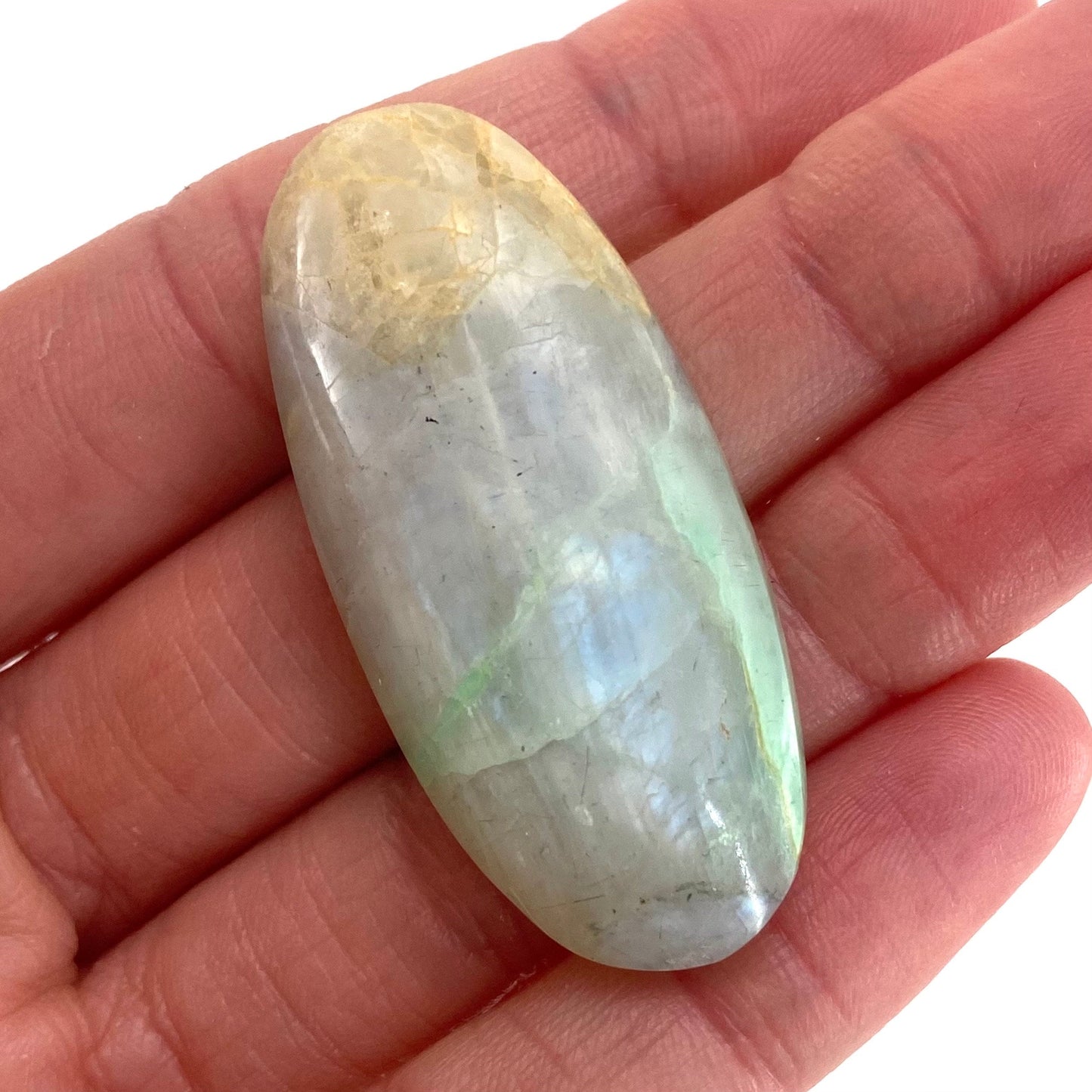 Garnierite Cabochon, green garnierite cabochon, gemstone cabochon, Madagascar moonstone cabochon