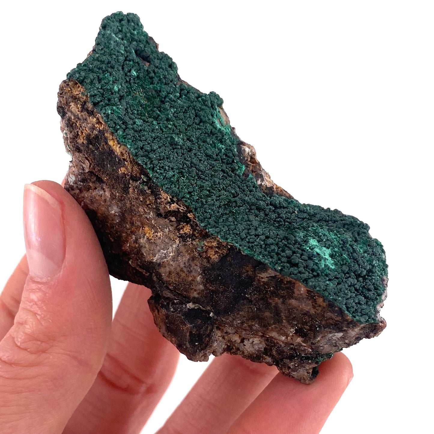 Sparkly Botryoidal Malachite Specimen, natural malachite, raw malachite, crystals