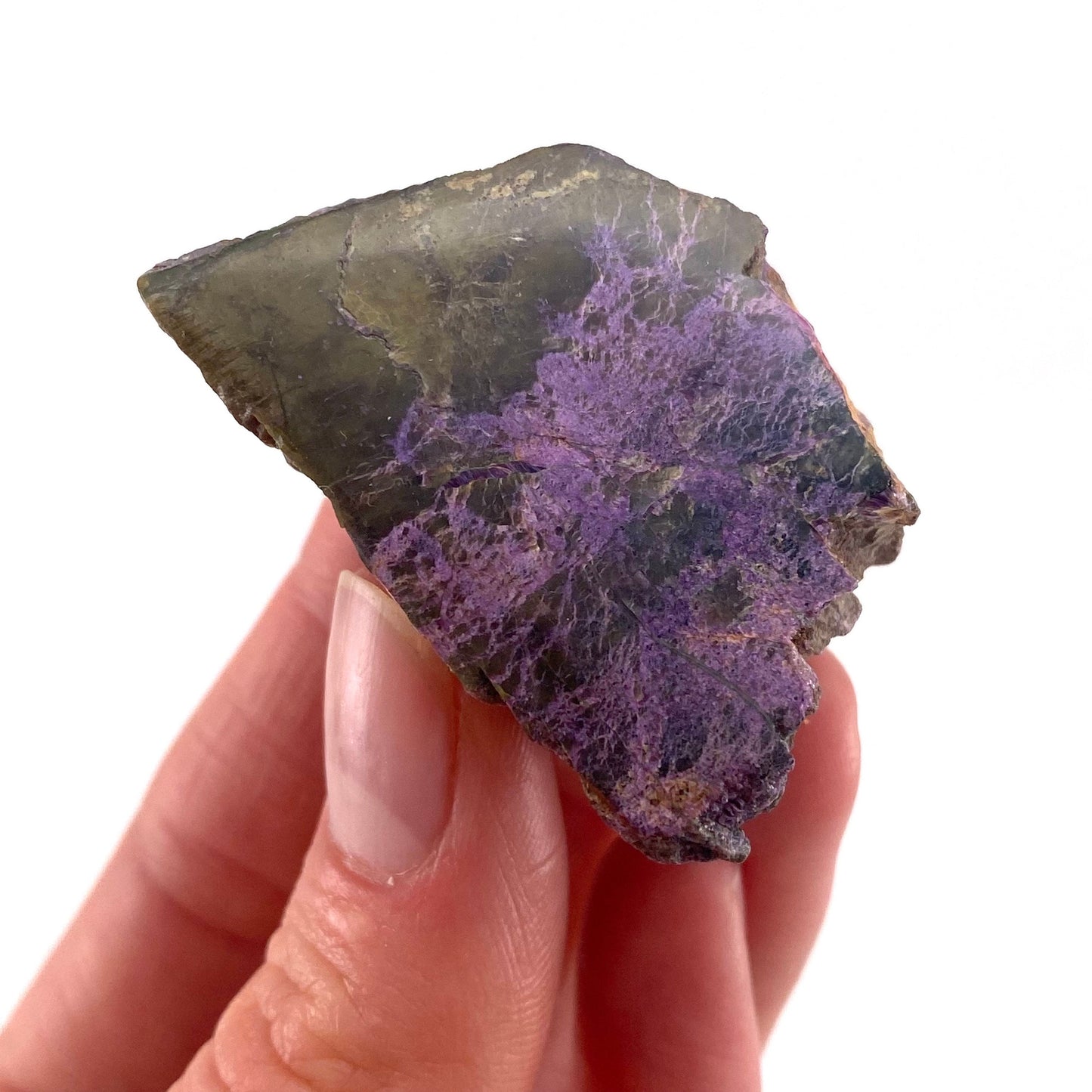 Polished Stichtite Specimen, purple stichtite, polished Stichtite, mineral specimen