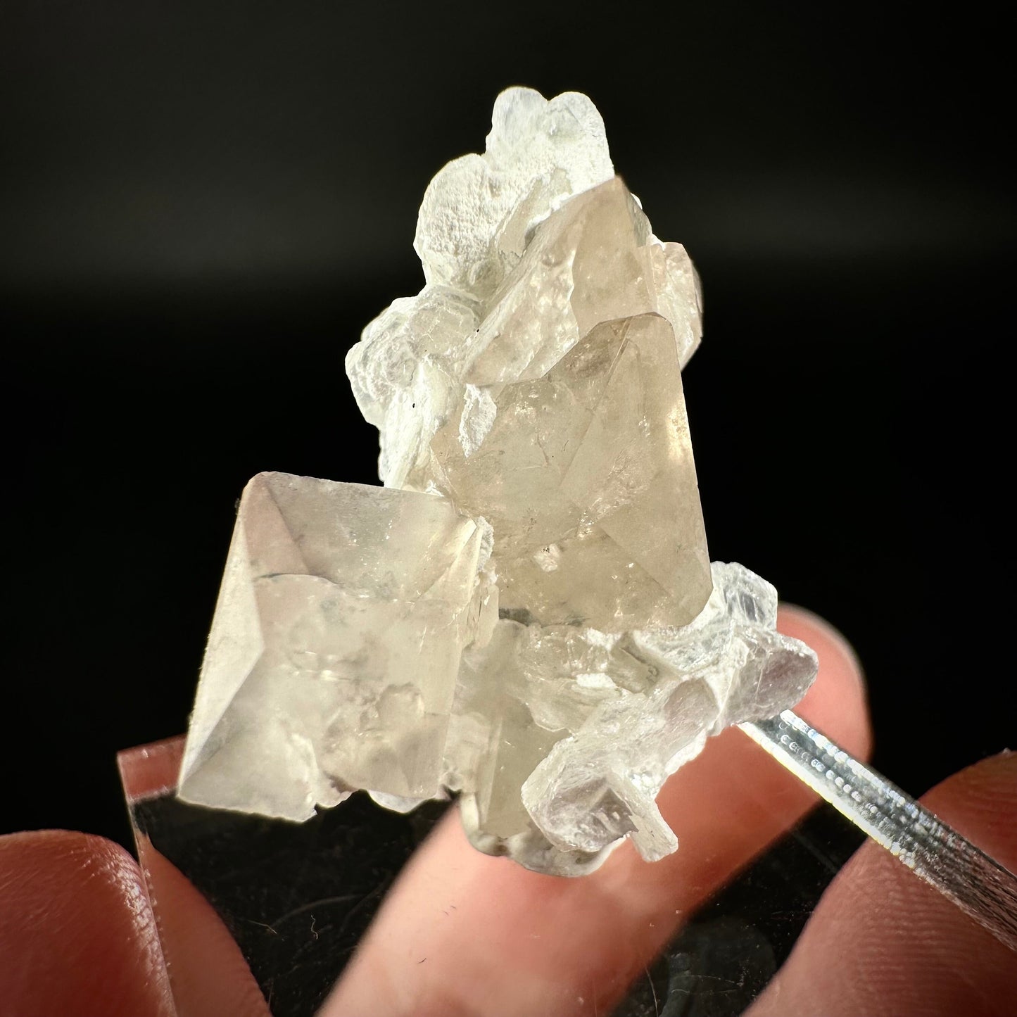 Champagne Topaz on Albite Matrix (Pakistan) | topaz crystal, rare crystals, mineral specimen, rare minerals, natural topaz, golden topaz