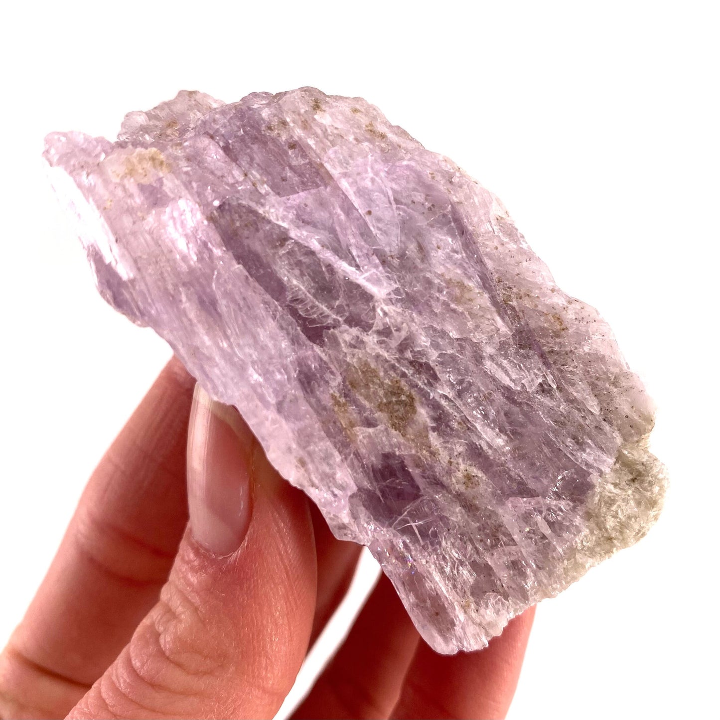 Lavender Kunzite (Pakistan), pink kunzite specimen, spodumene, kunzite crystal, raw kunzite, mineral specimen