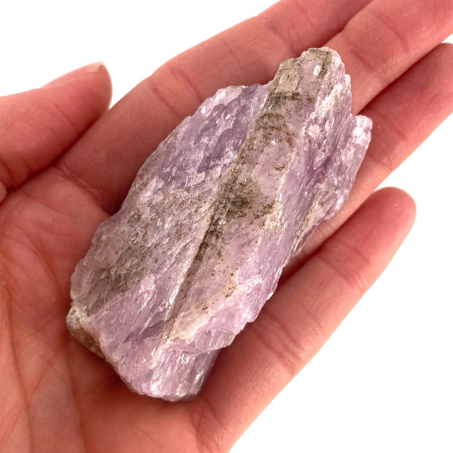 Lavender Kunzite (Pakistan), pink kunzite specimen, spodumene, kunzite crystal, raw kunzite, mineral specimen