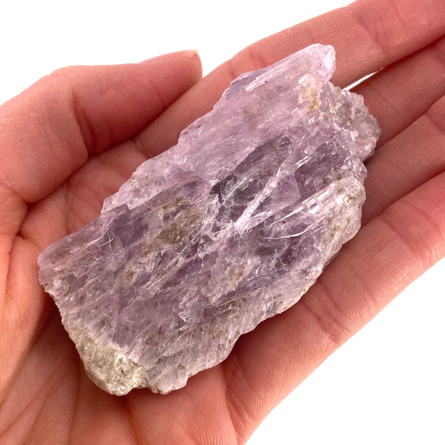 Lavender Kunzite (Pakistan), pink kunzite specimen, spodumene, kunzite crystal, raw kunzite, mineral specimen