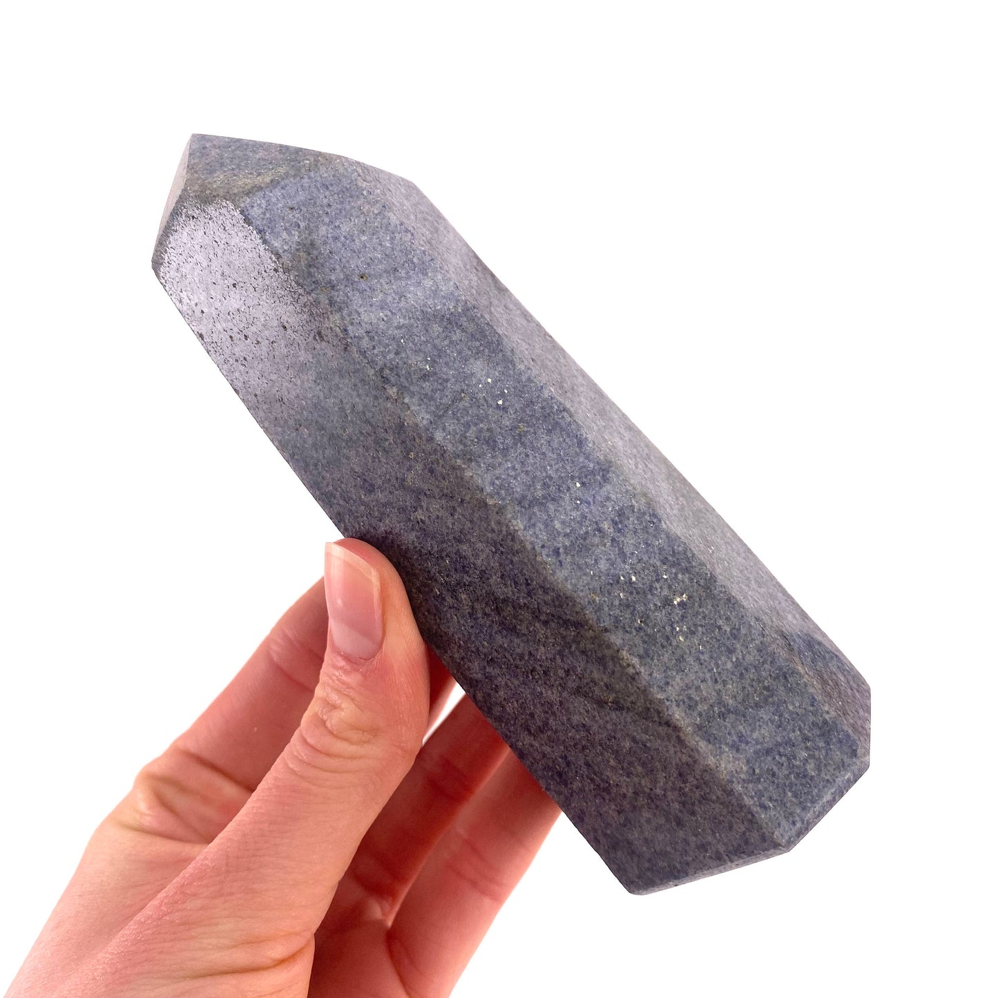 Lazulite Point, crystal point, Lazulite wand, lazurite tower, crystal wand, lazulite