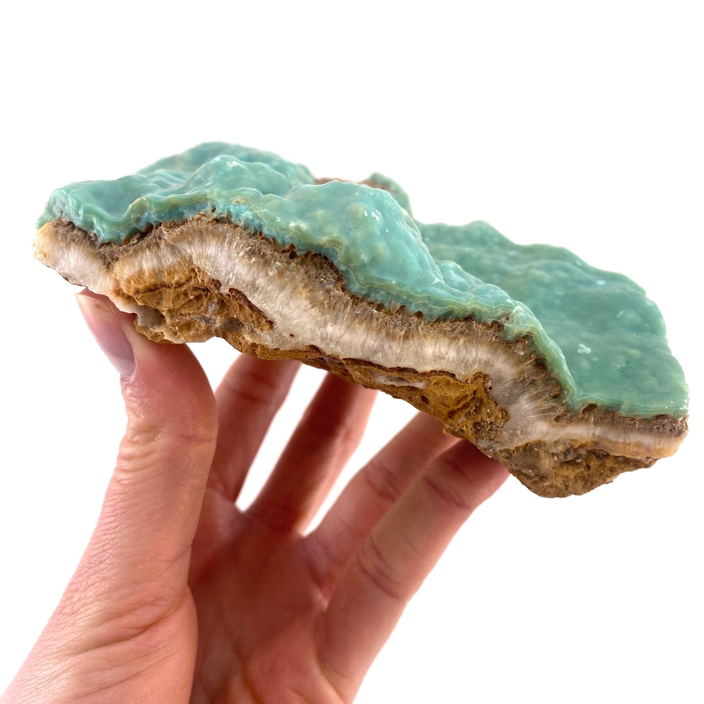 Blue Aragonite (Afghanistan), blue aragonite specimen, raw aragonite, botryoidal aragonite crystal