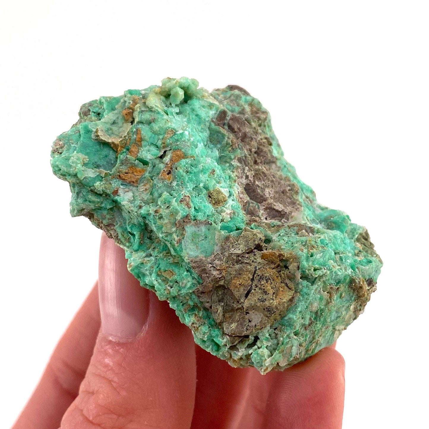 Druzy Mint Chrysoprase (Indonesia) | mint chrysoprase, druzy chrysoprase, druzy crystal, mineral specimen, crystals