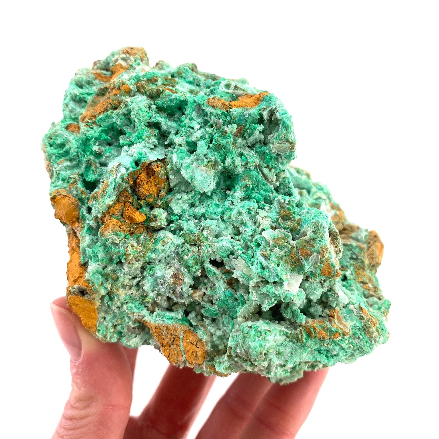 Druzy Mint Chrysoprase (Indonesia) | mint chrysoprase, druzy chrysoprase, druzy crystal, mineral specimen, crystals