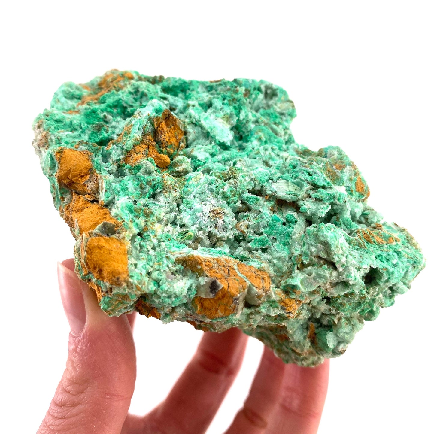 Druzy Mint Chrysoprase (Indonesia) | mint chrysoprase, druzy chrysoprase, druzy crystal, mineral specimen, crystals