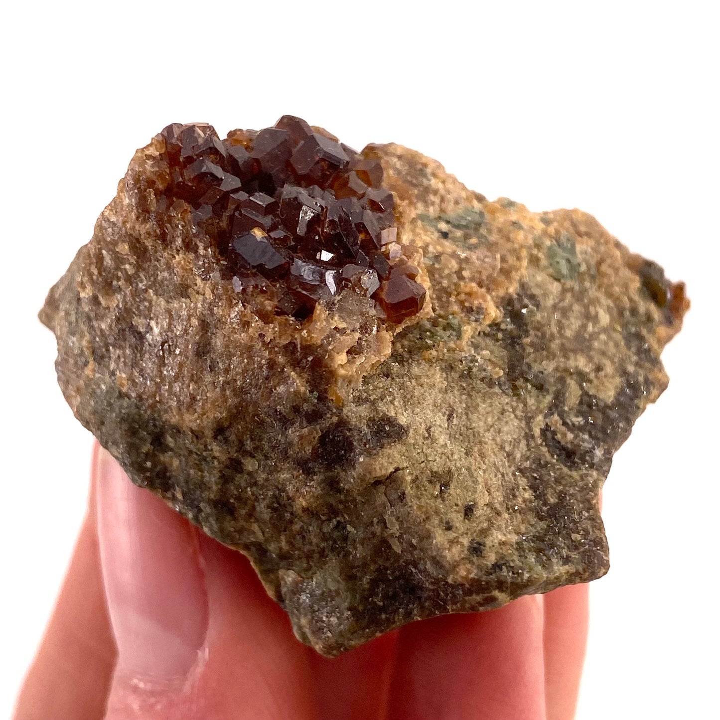 Spessartine Garnet (Pakistan) | raw garnet crystal, garnet crystal, rare crystals, orange garnet, mineral specimen