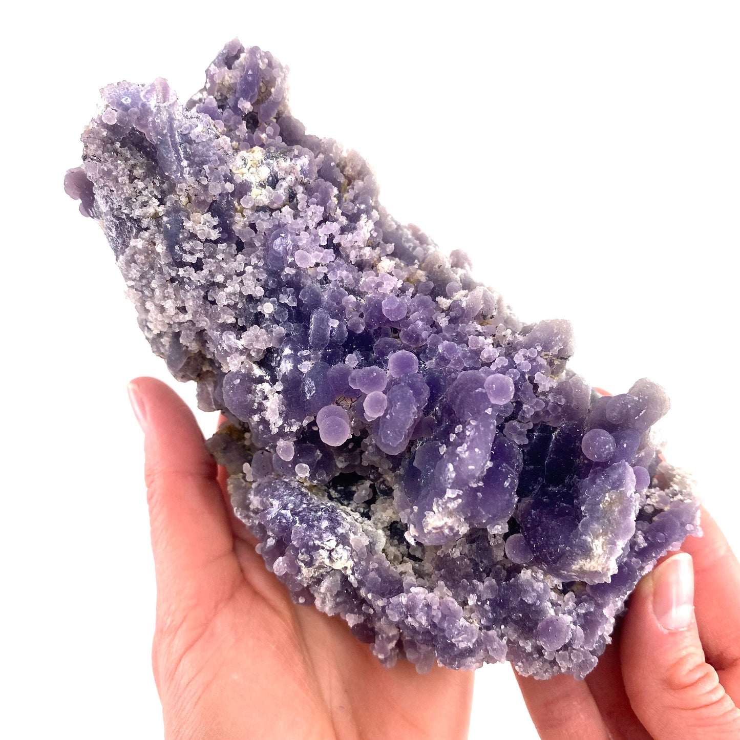 XL Sparkly Grape Amethyst (Indonesia) | Grape Agate, purple grape agate, grape agate cluster, mineral specimen, crystals, gemstone