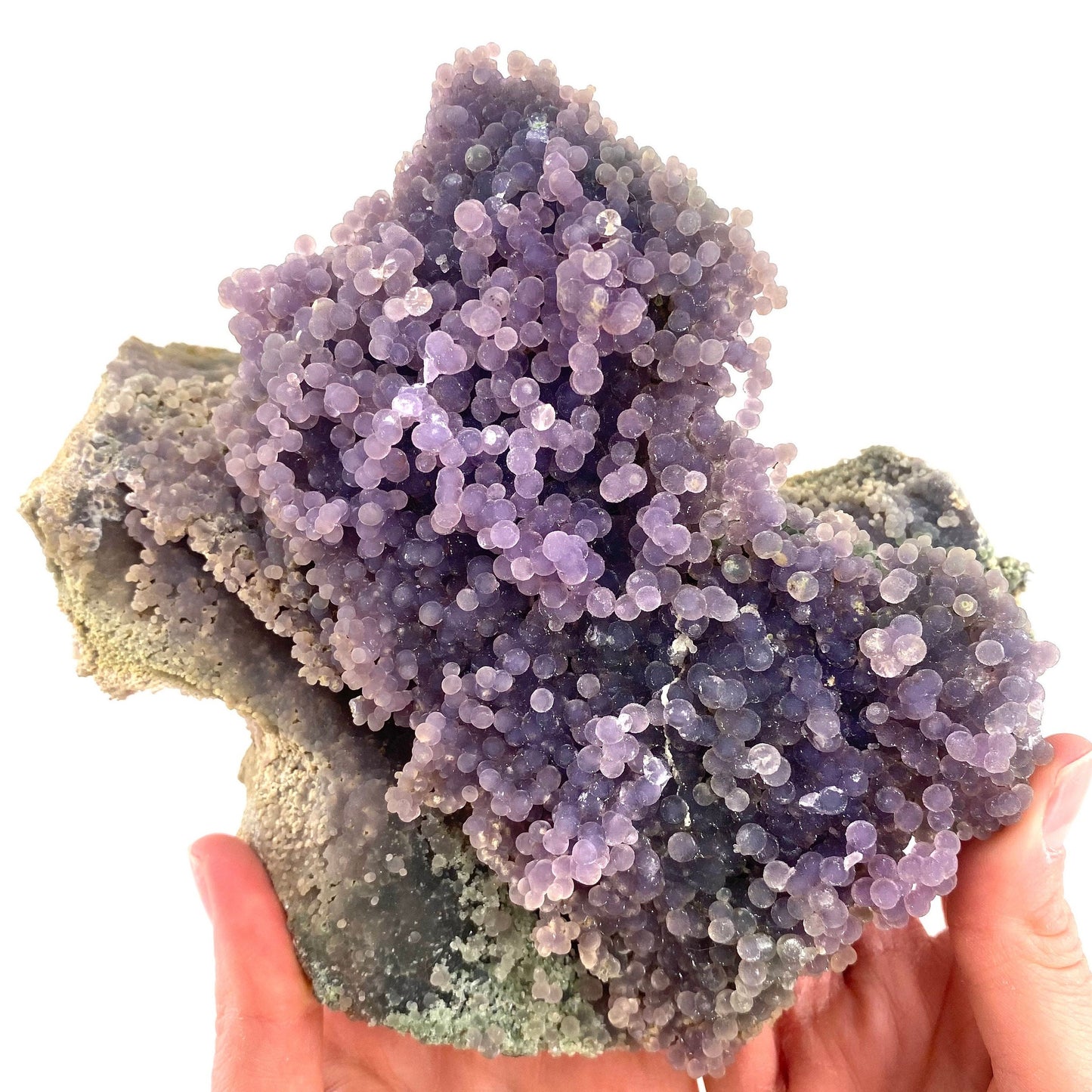 XXL Sparkly Grape Amethyst (Indonesia) | Grape Agate, purple grape agate, grape agate cluster, mineral specimen, crystals, gemstone