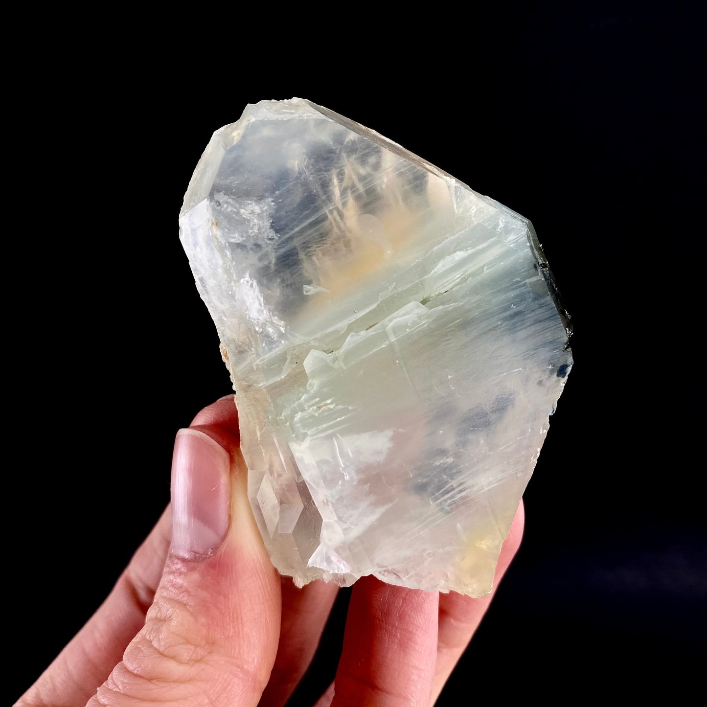 Yellow Bone Quartz & Epidote (Pakistan) | bone quartz, epidote quartz, green epidote, mango quartz